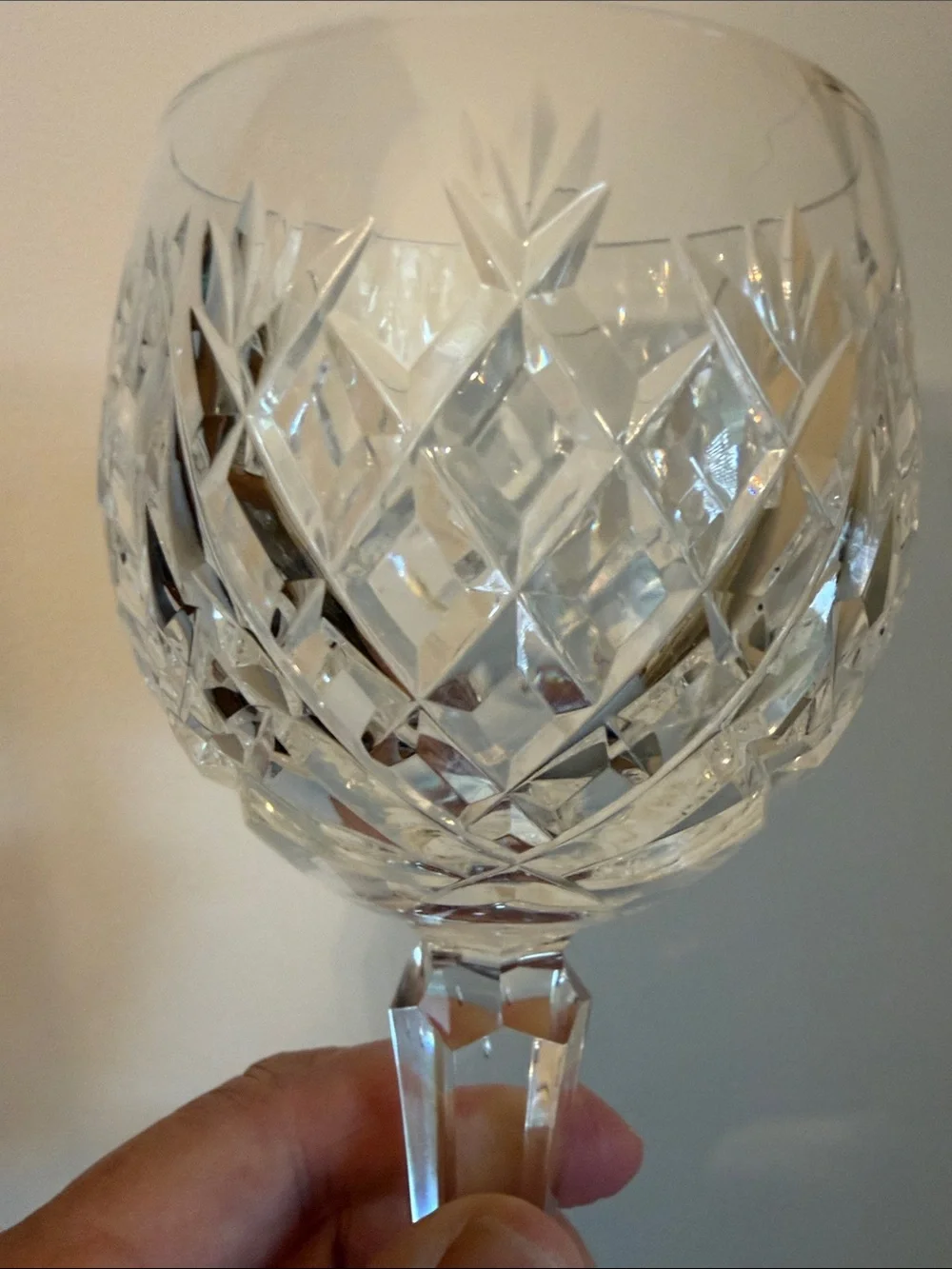 Vintage Waterford Avoca wine Hock - Clear